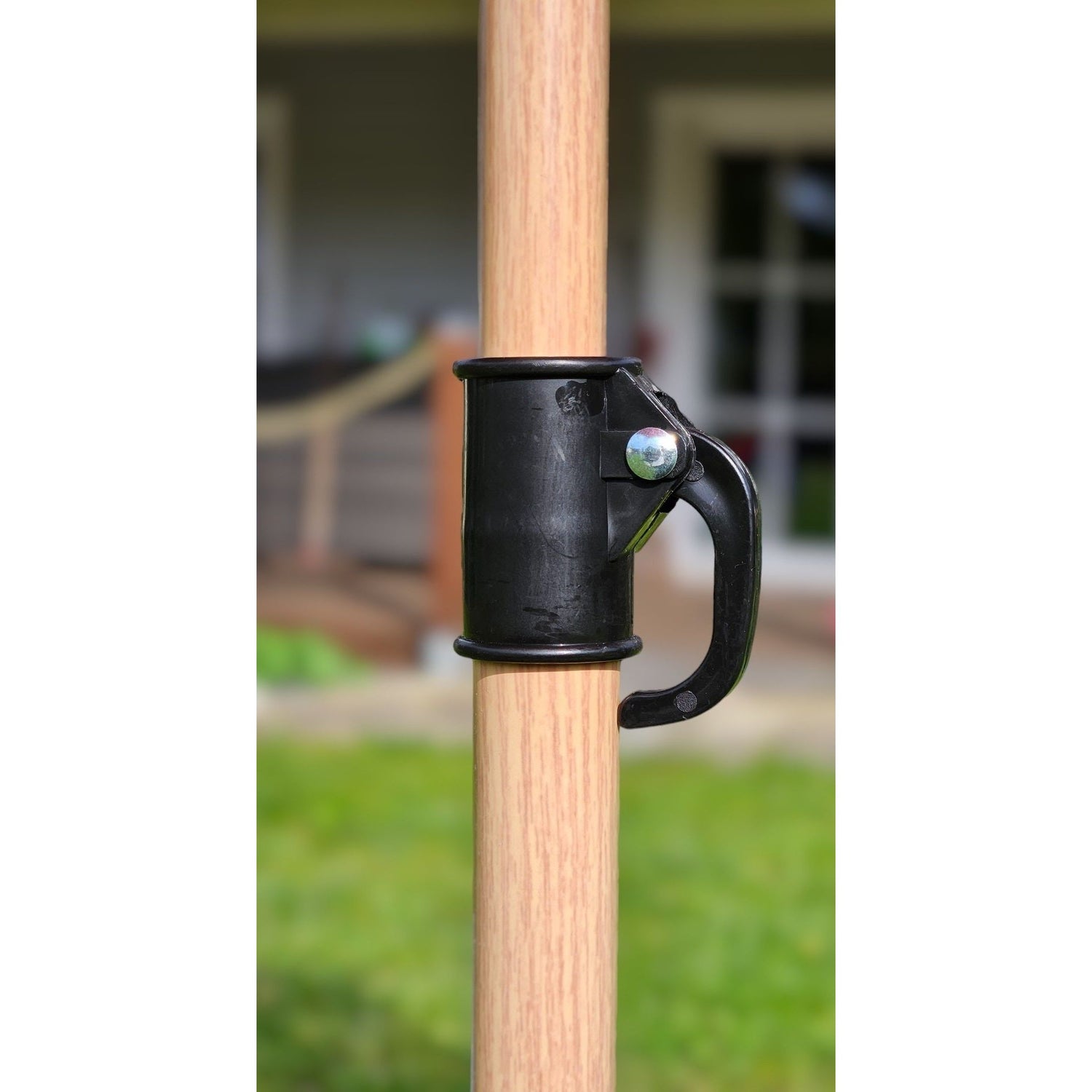 Parasol beach umbrella UV protection with bag fringes green Ø 170 cm