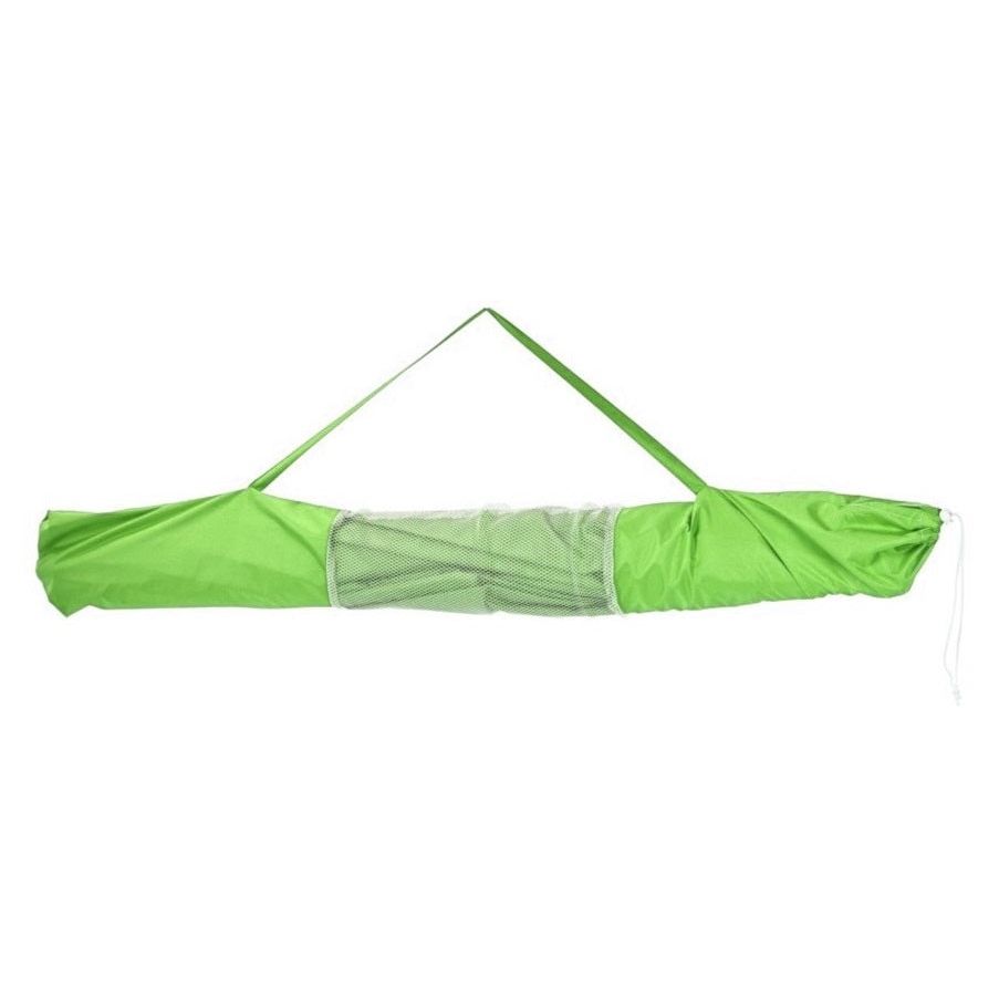 Parasol beach umbrella beach travel stable UV protection UPF 50+ green 170 cm