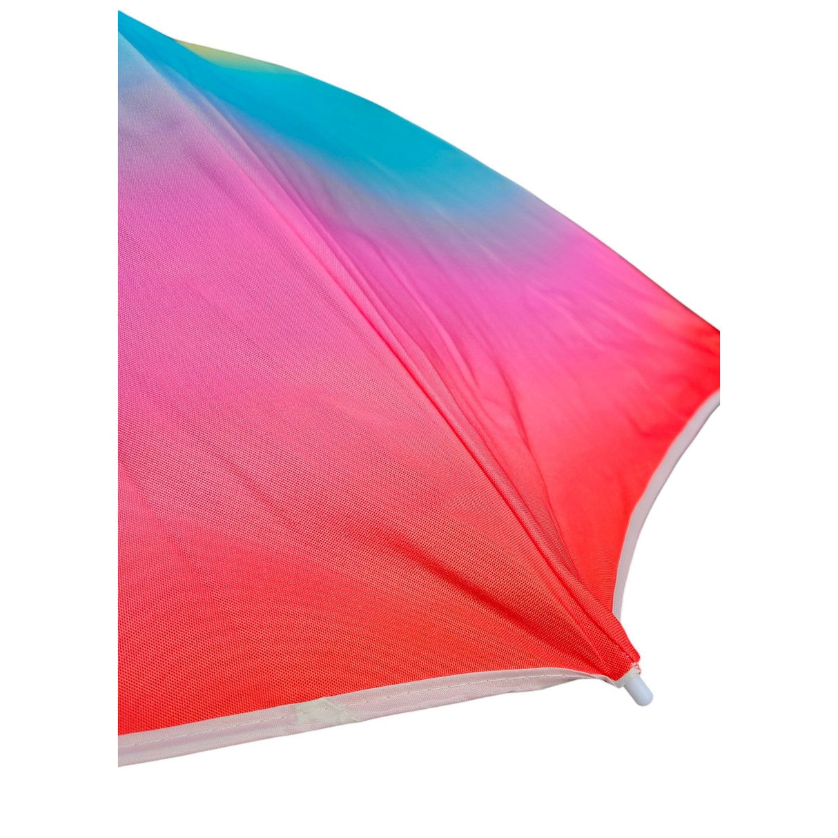 Parasol beach umbrella balcony umbrella UV protection 50+ yellow red 155 cm colorful