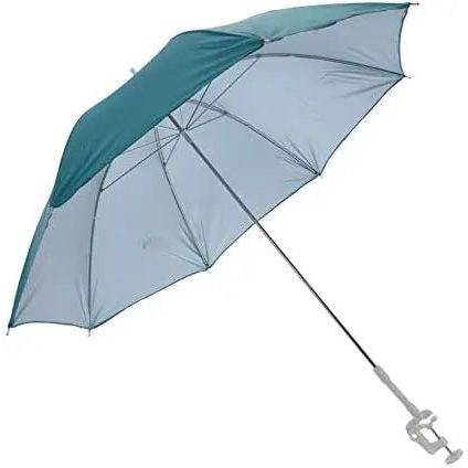 Parasol for buggy sun lounger balcony umbrella stroller Ø 100 cm UV protection (turquoise)
