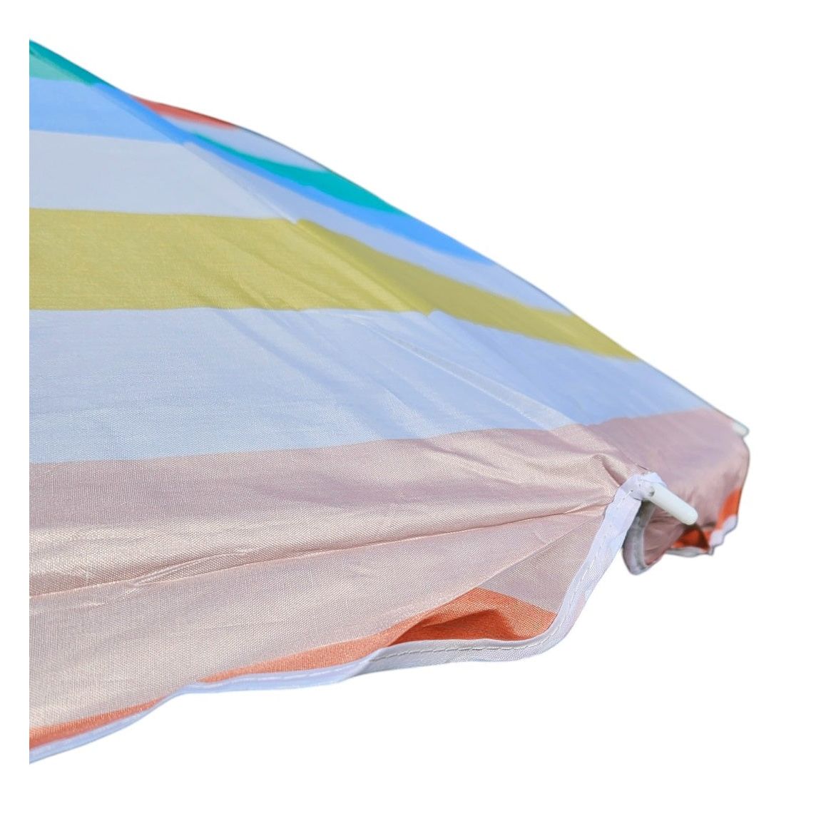 Parasol beach umbrella balcony umbrella UV protection 30+ striped 155 cm colorful