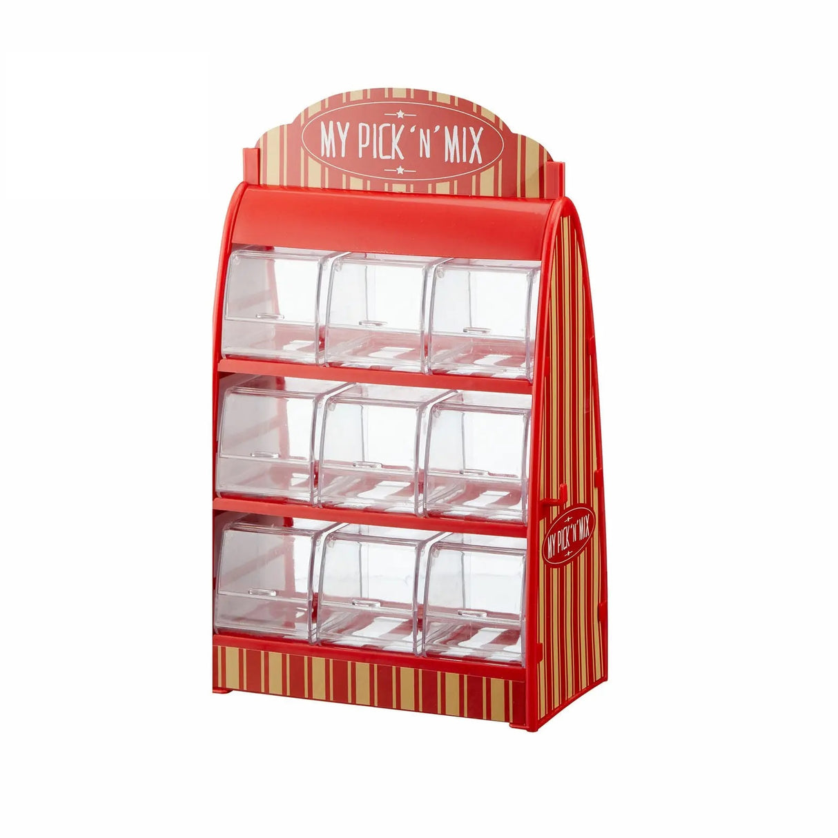 Süßigkeitenspender Retro rot Snackspender Spender 25 cm Aufbewahrung