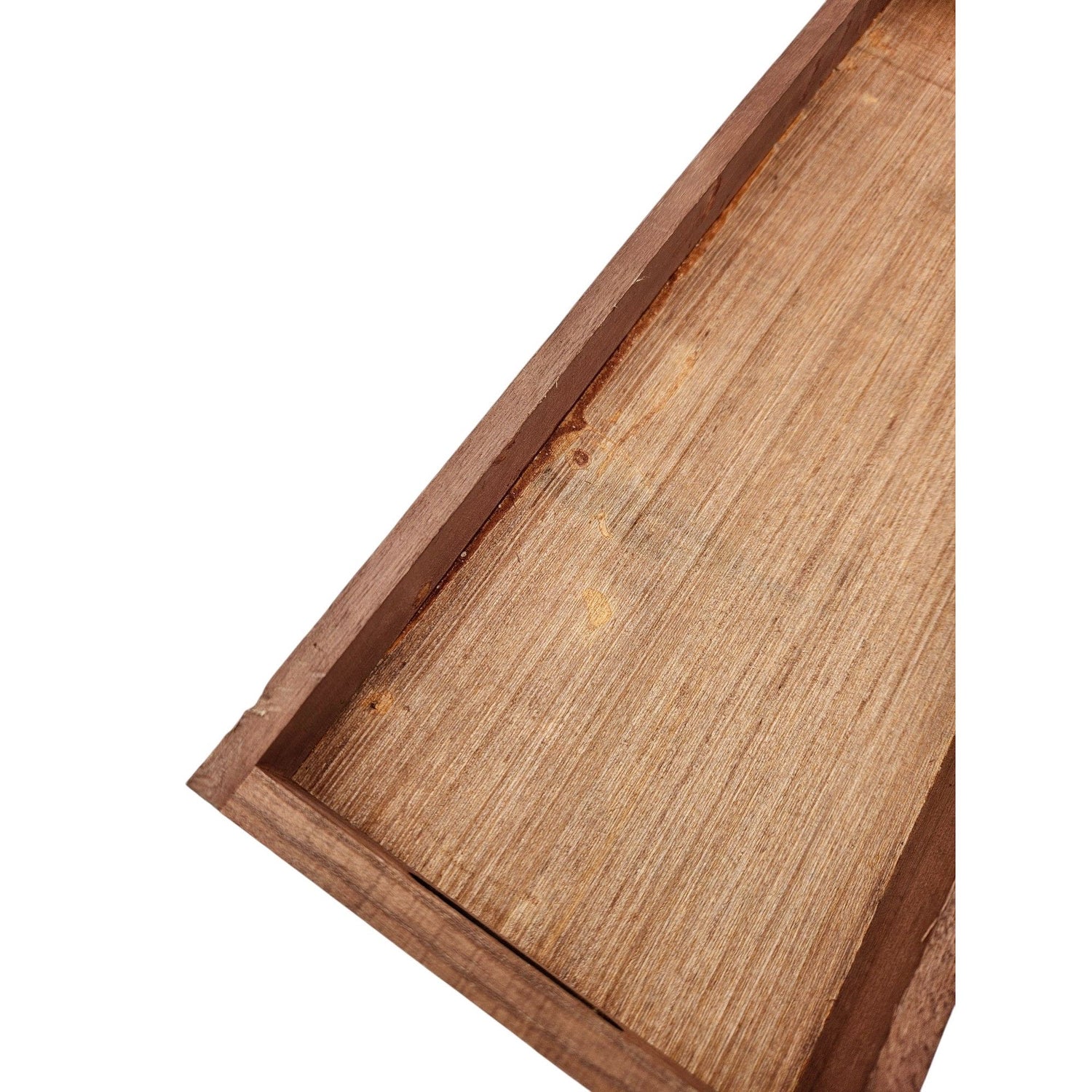 Tray decorative tray serving tray large SET of 2 B-stock wood brown candle tray