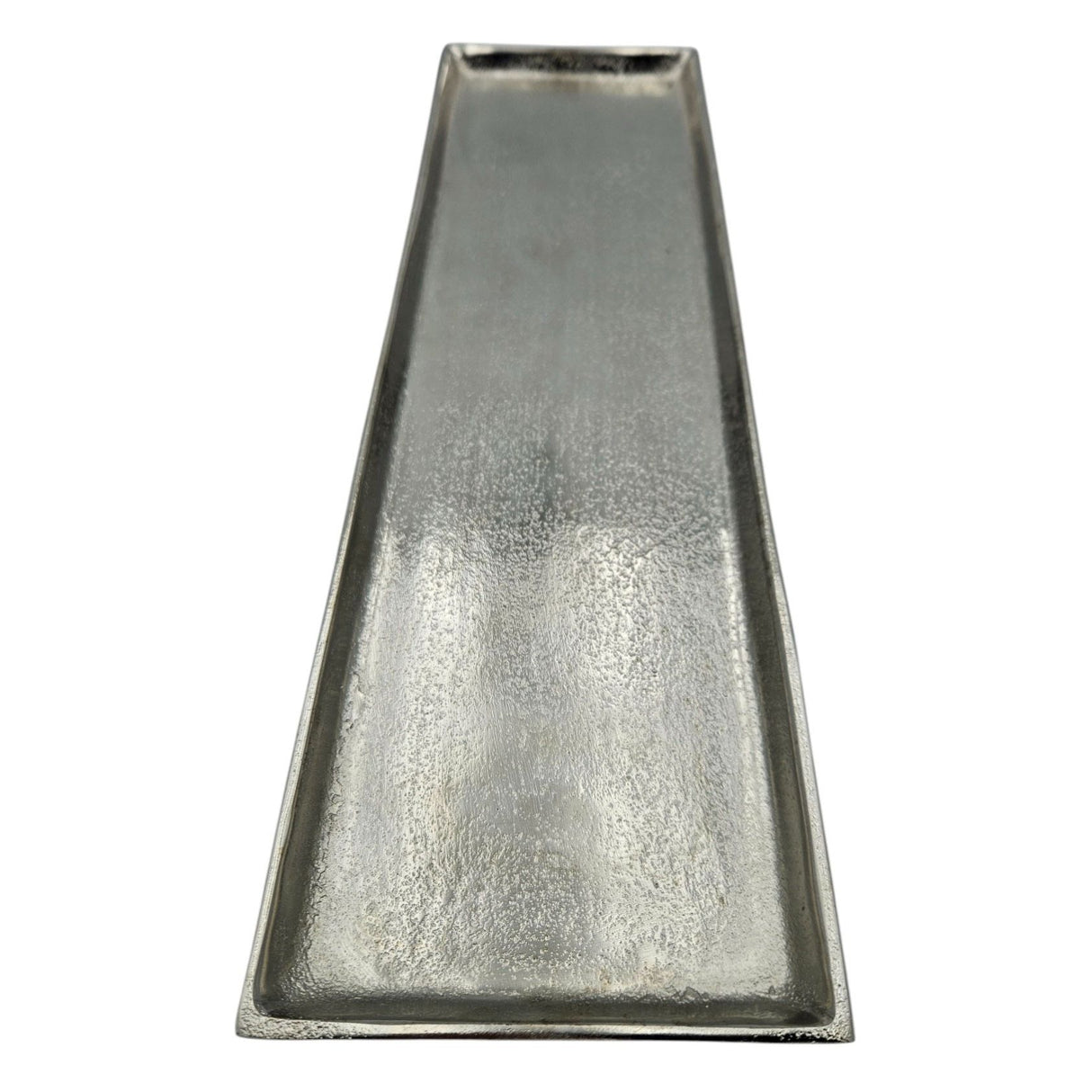 Tray decoration metal 44x13 cm silver candle tray decorative tray decorative bowl rectangular