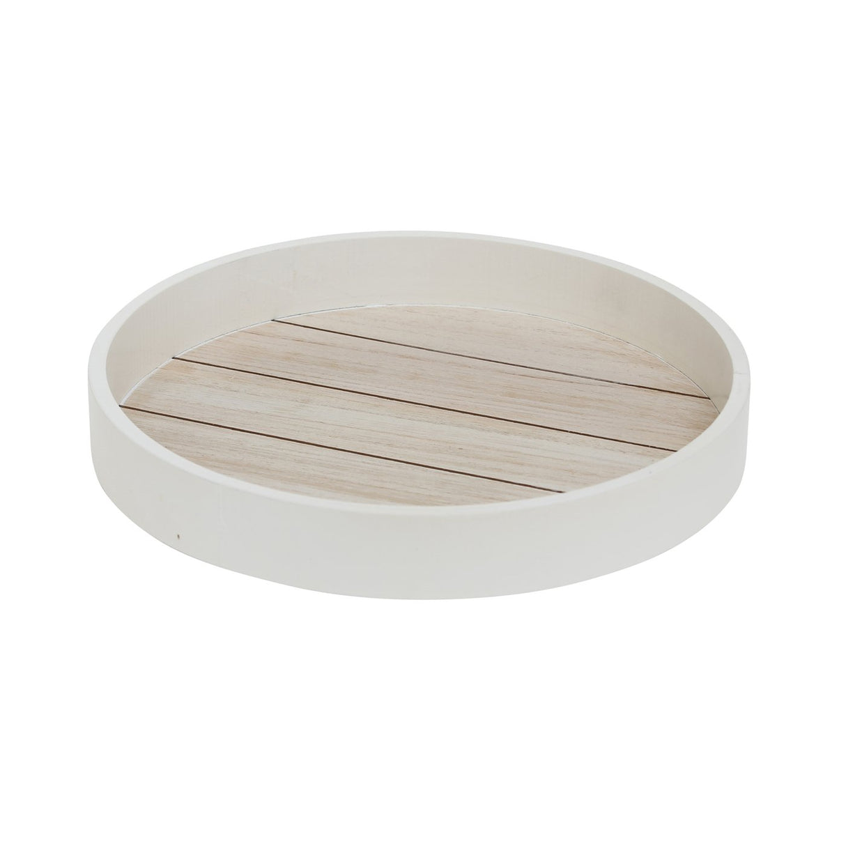 Decorative tray country style white tray small medium large round rectangle wood