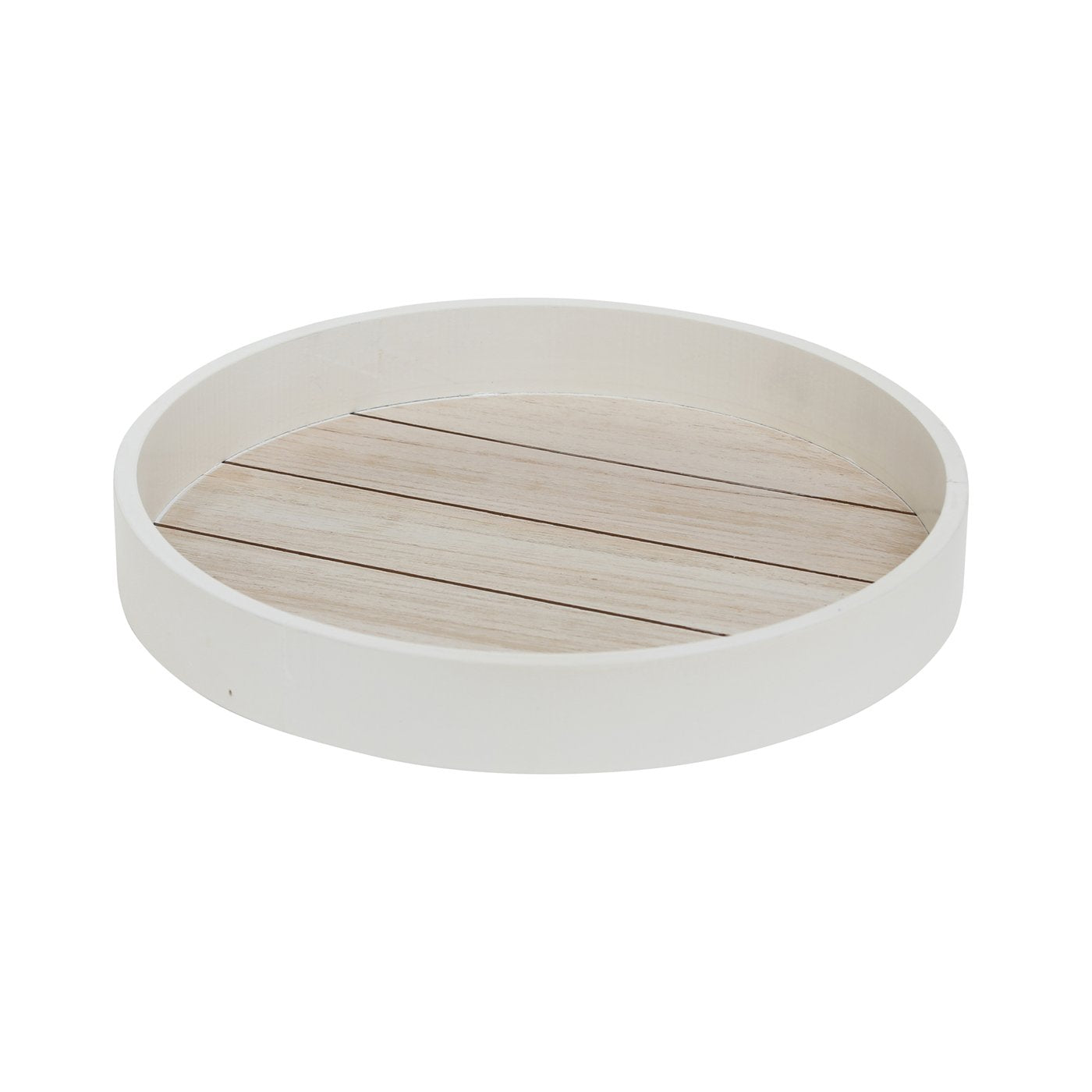 Decorative tray country style white tray small medium large round rectangle wood