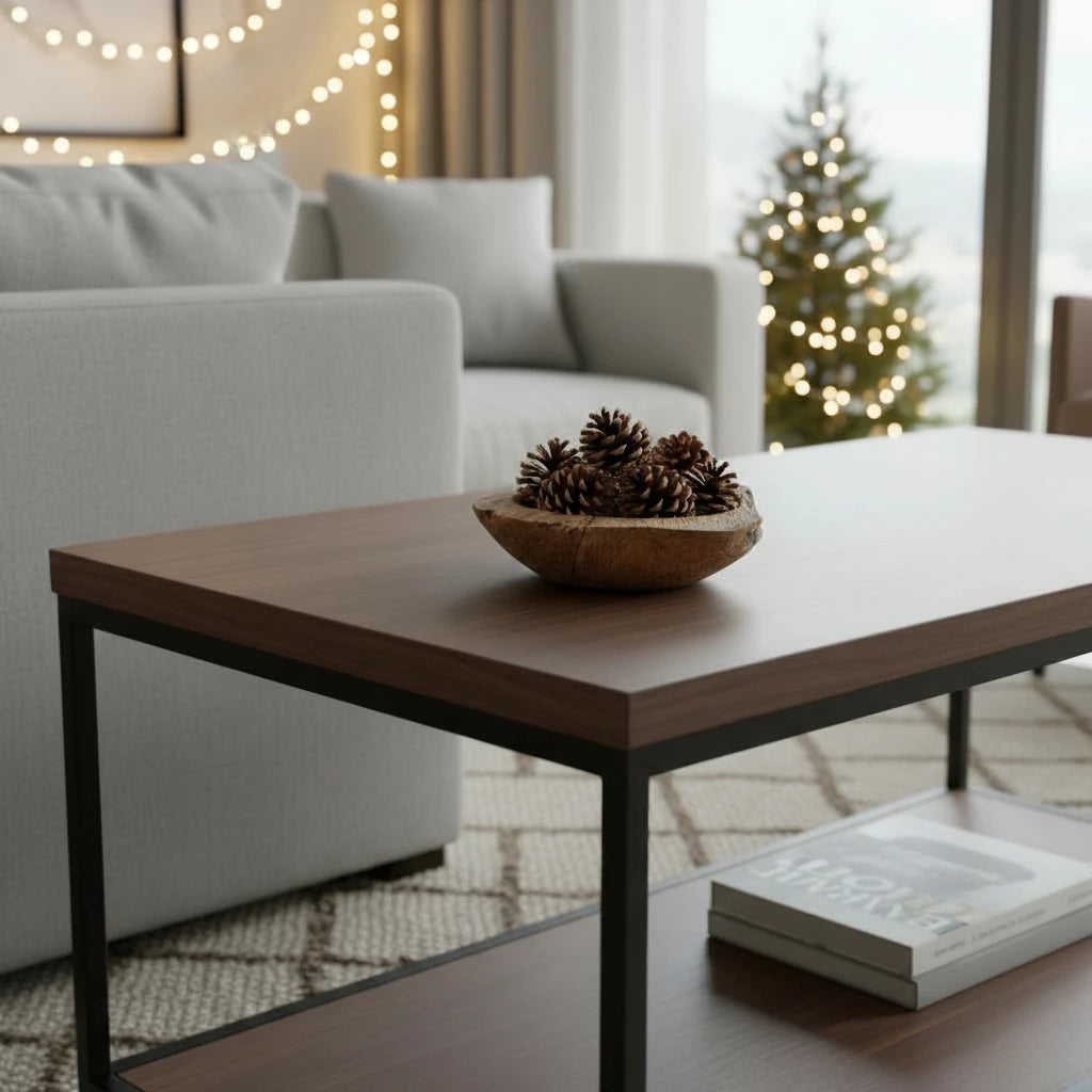 Dekoschale 2er Set Teakschale Aufbewahrung rund 15 cm Wurzelholz Massiv