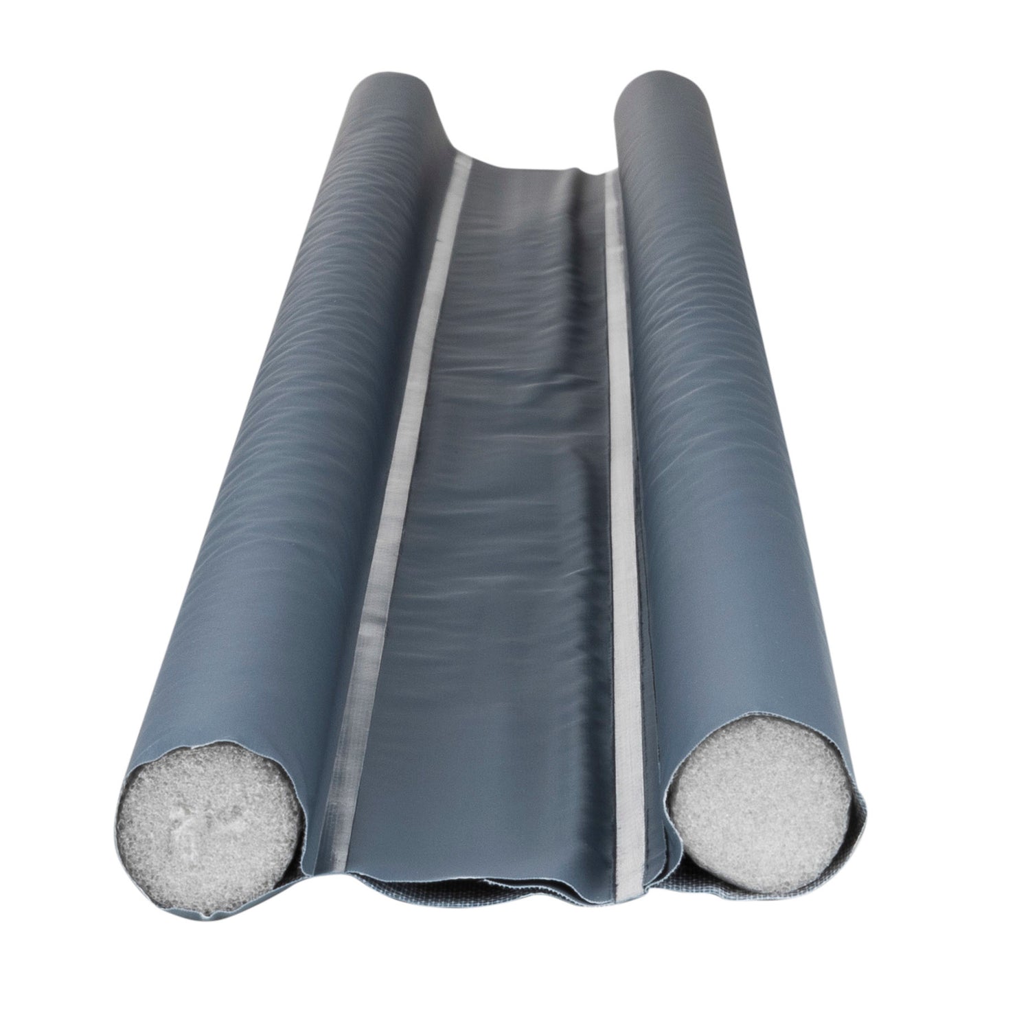 Draft stopper double seal door seal grey energy saving set of 2 95 cm can be shortened