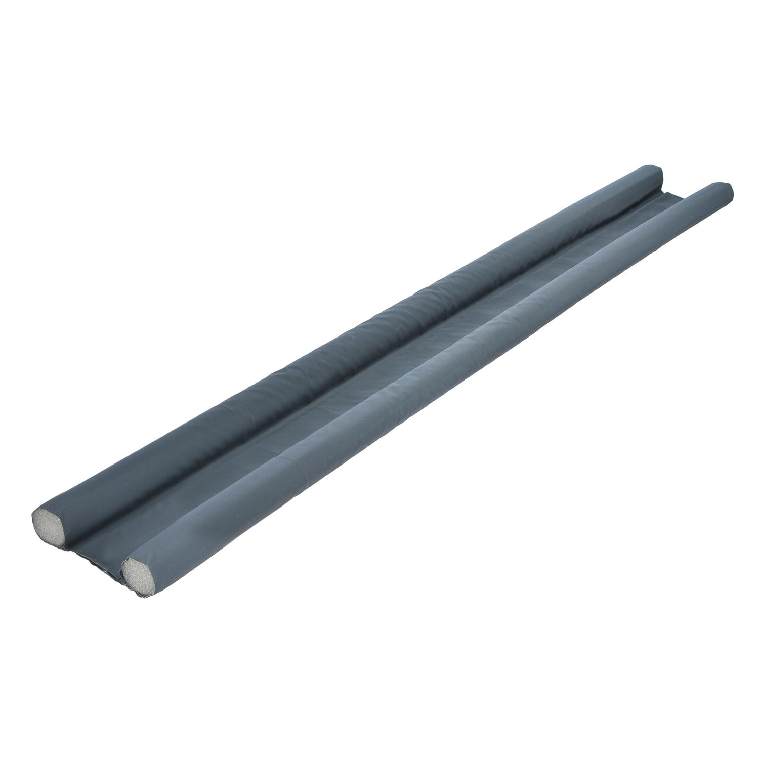 Draft stopper double seal door seal grey energy saving set of 2 95 cm can be shortened