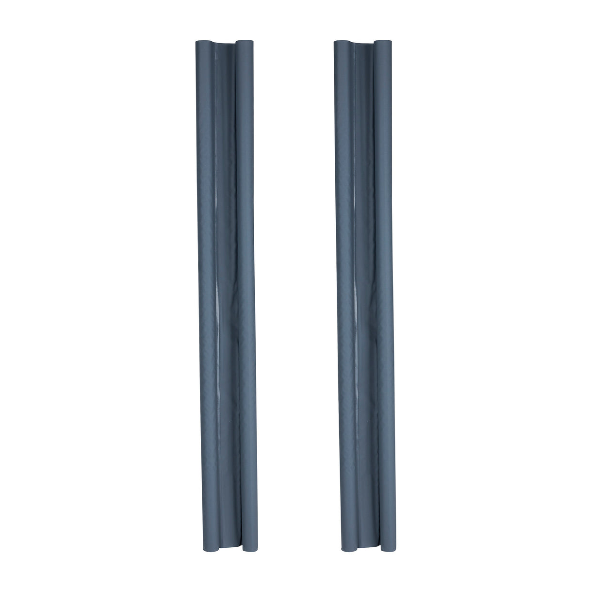 Draft stopper double seal door seal grey energy saving set of 2 95 cm can be shortened