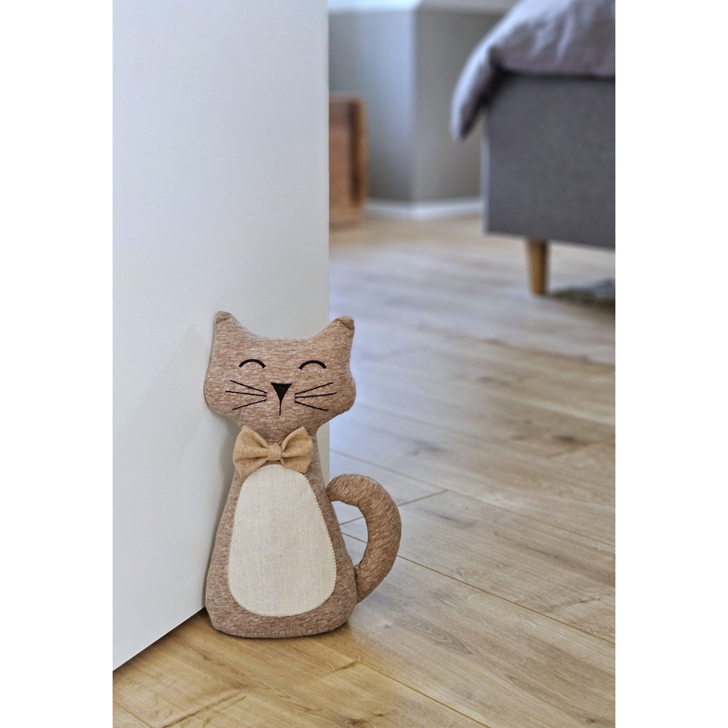 Door stopper cat Molly door holder sand filling stuffed toy decoration cat 30 cm