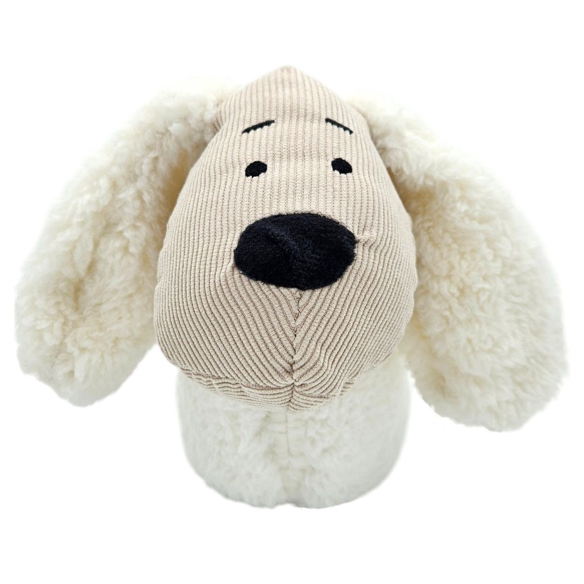 Door stopper door bag sheep cow dog door buffer for floor fabric and sand white beige