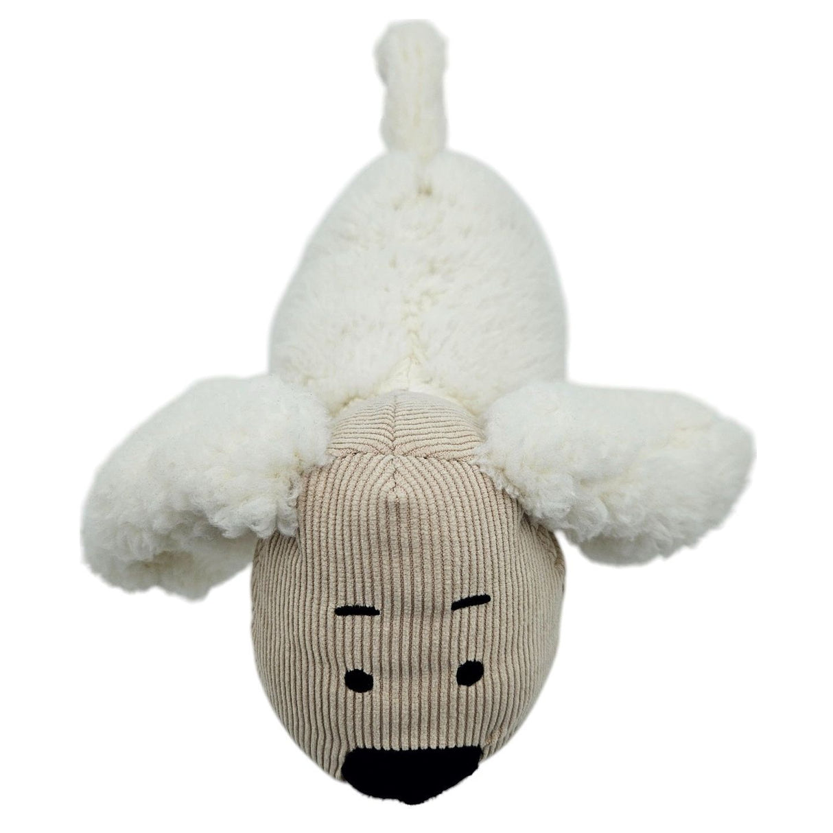 Door stopper door bag sheep cow dog door buffer for floor fabric and sand white beige