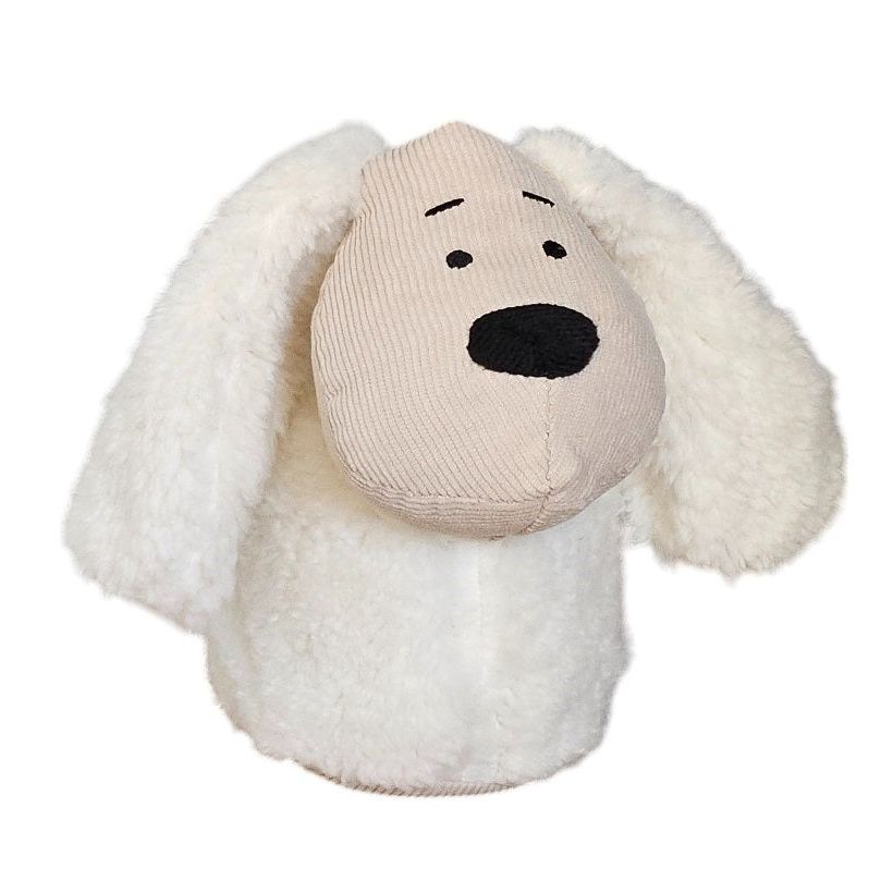 Door stopper door bag sheep cow dog door buffer for floor fabric and sand white beige