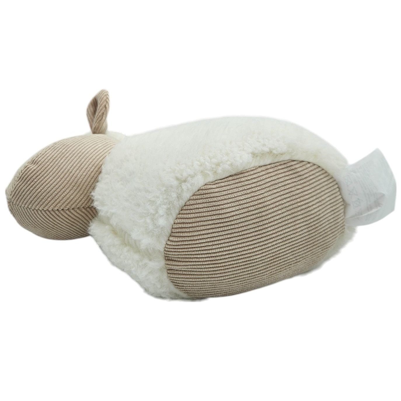 Door stopper door bag sheep cow dog door buffer for floor fabric and sand white beige