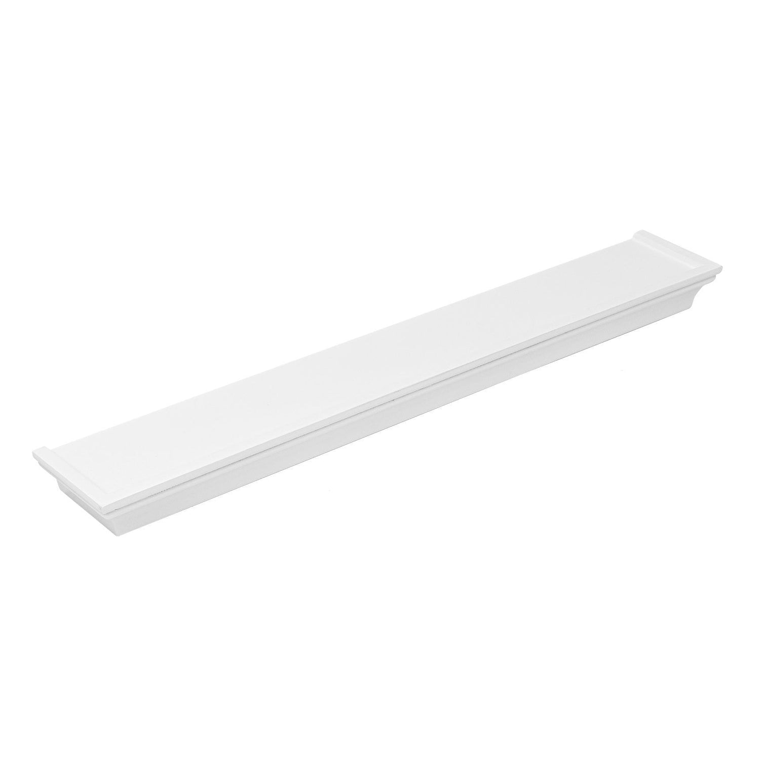 Wall shelf white country house bookcase 15-61 cm wall board hanging shelf floating shelf