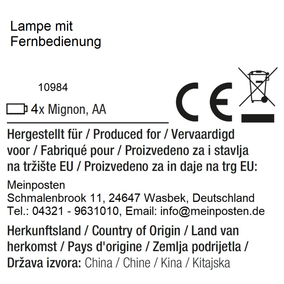 Hanging lamp LED brown rope macrame hanging light timer remote control Ø15cm lamp