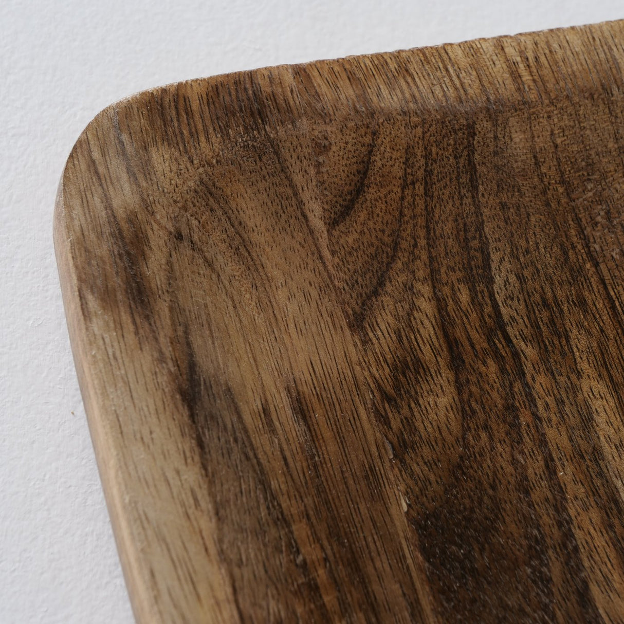 Decorative bowl long tray bowl table decoration rectangular XXL candle plate mango wood