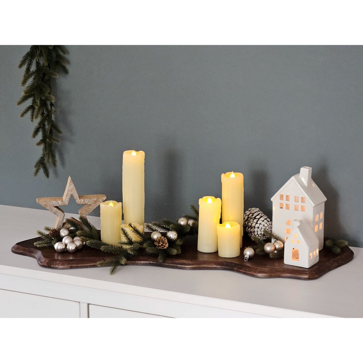 Cutting board XXL mango wood serving board plate wooden board long 80cm B-WARE