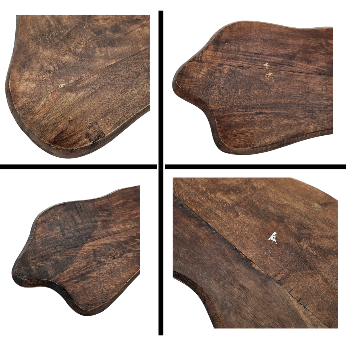 Cutting board XXL mango wood serving board plate wooden board long 80cm B-WARE