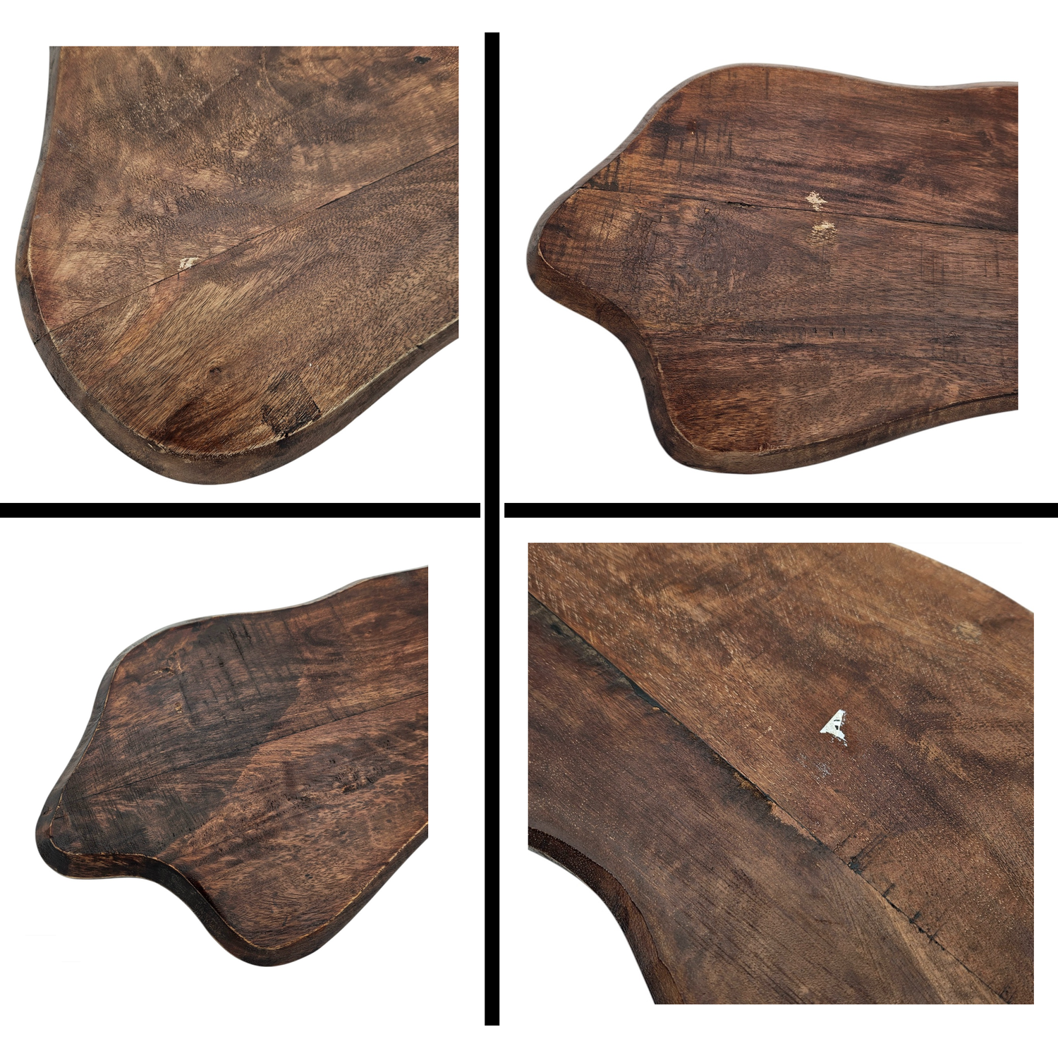 Cutting board XXL mango wood serving board plate wooden board long 80cm B-WARE