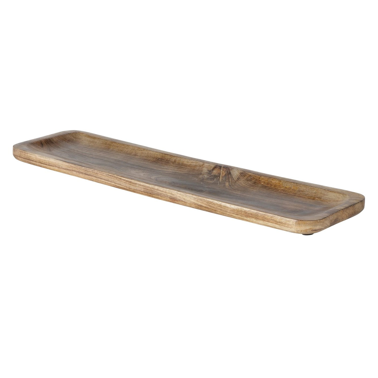 Decorative bowl long tray bowl table decoration rectangular XXL candle plate mango wood