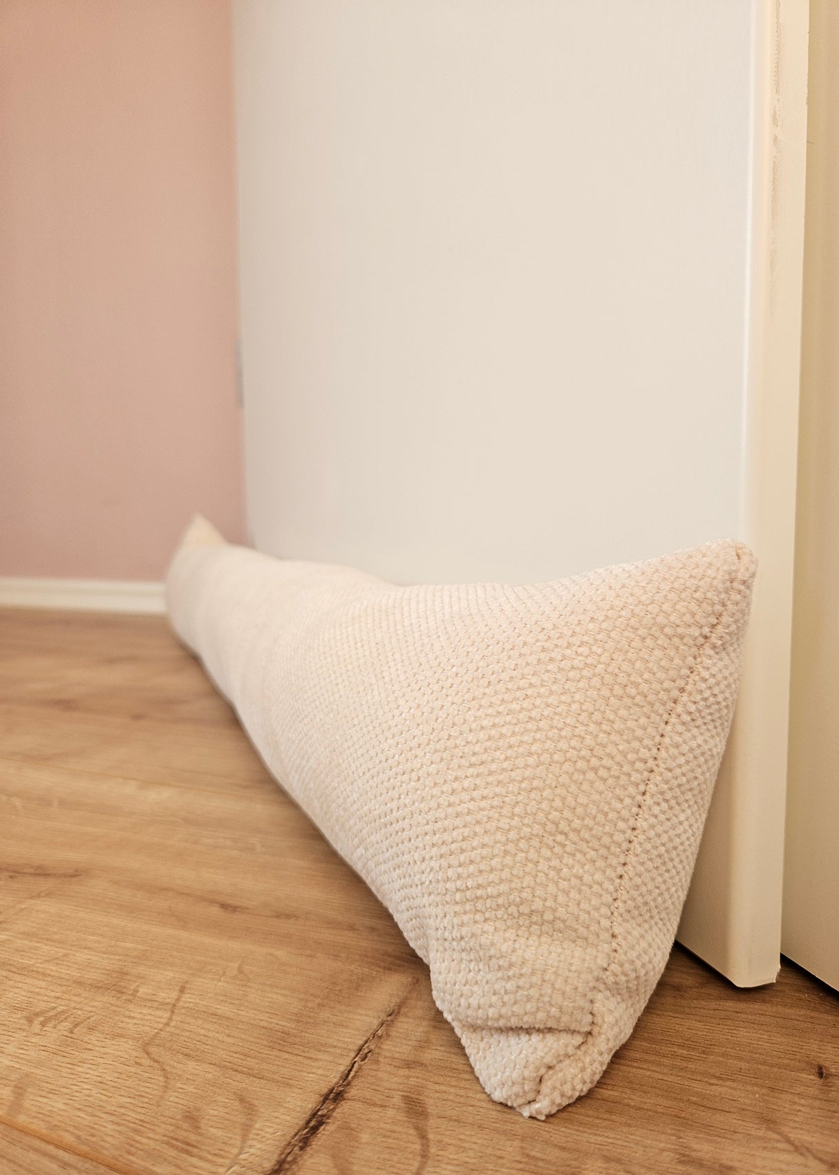 Draft stopper door seal door wind stopper doors and windows fabric grey cream beige 90 cm