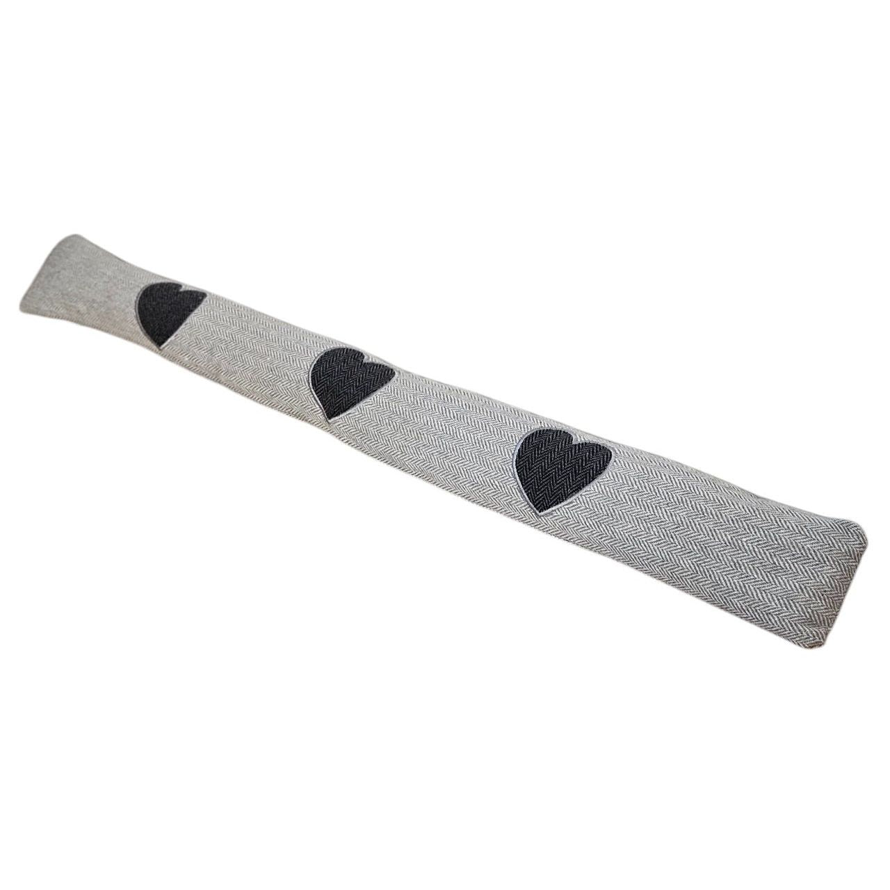 Draft stopper Wind stopper Door seal Doormat Star grey 90x10 cm