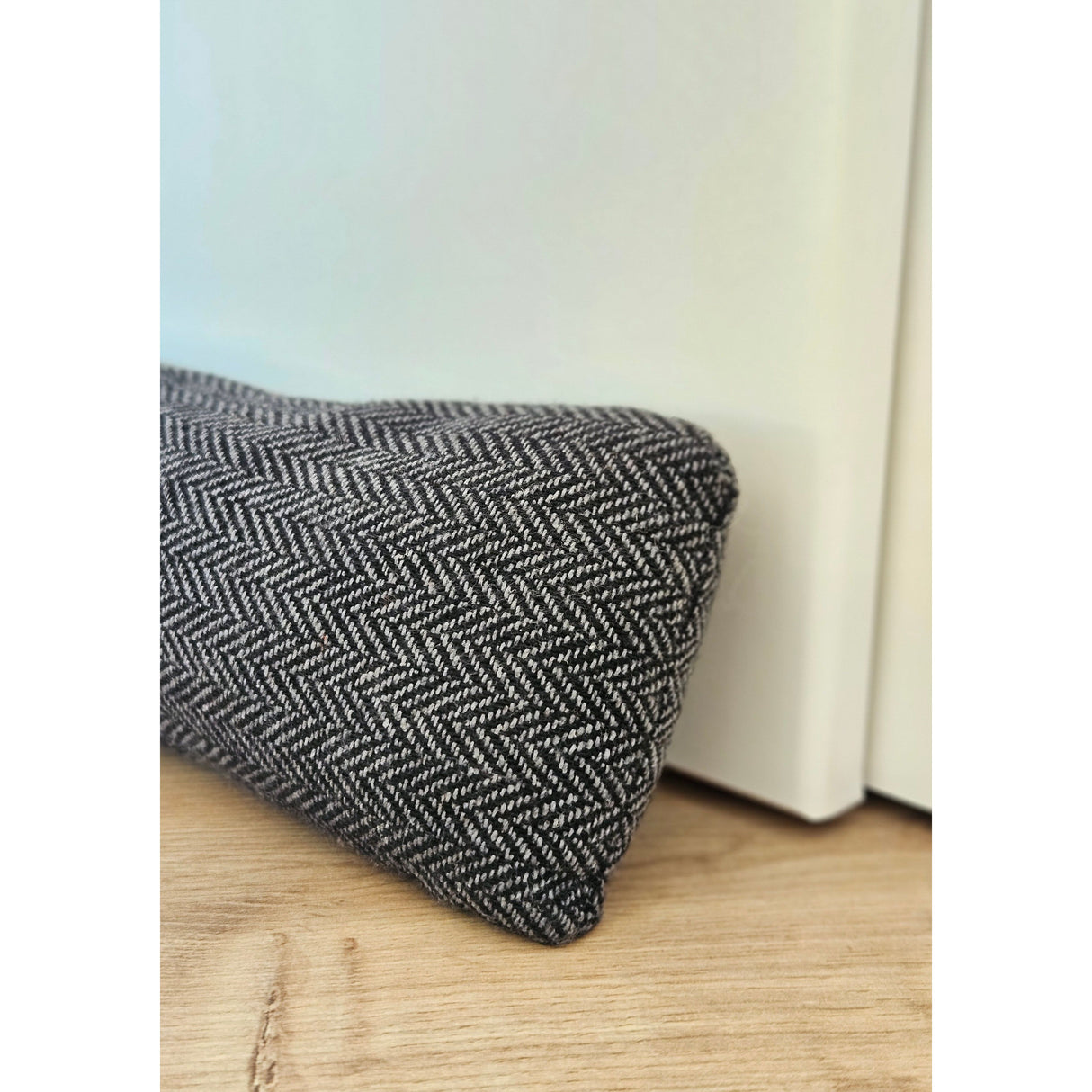 Draft stopper Wind stopper Door seal Doormat Star grey 90x10 cm