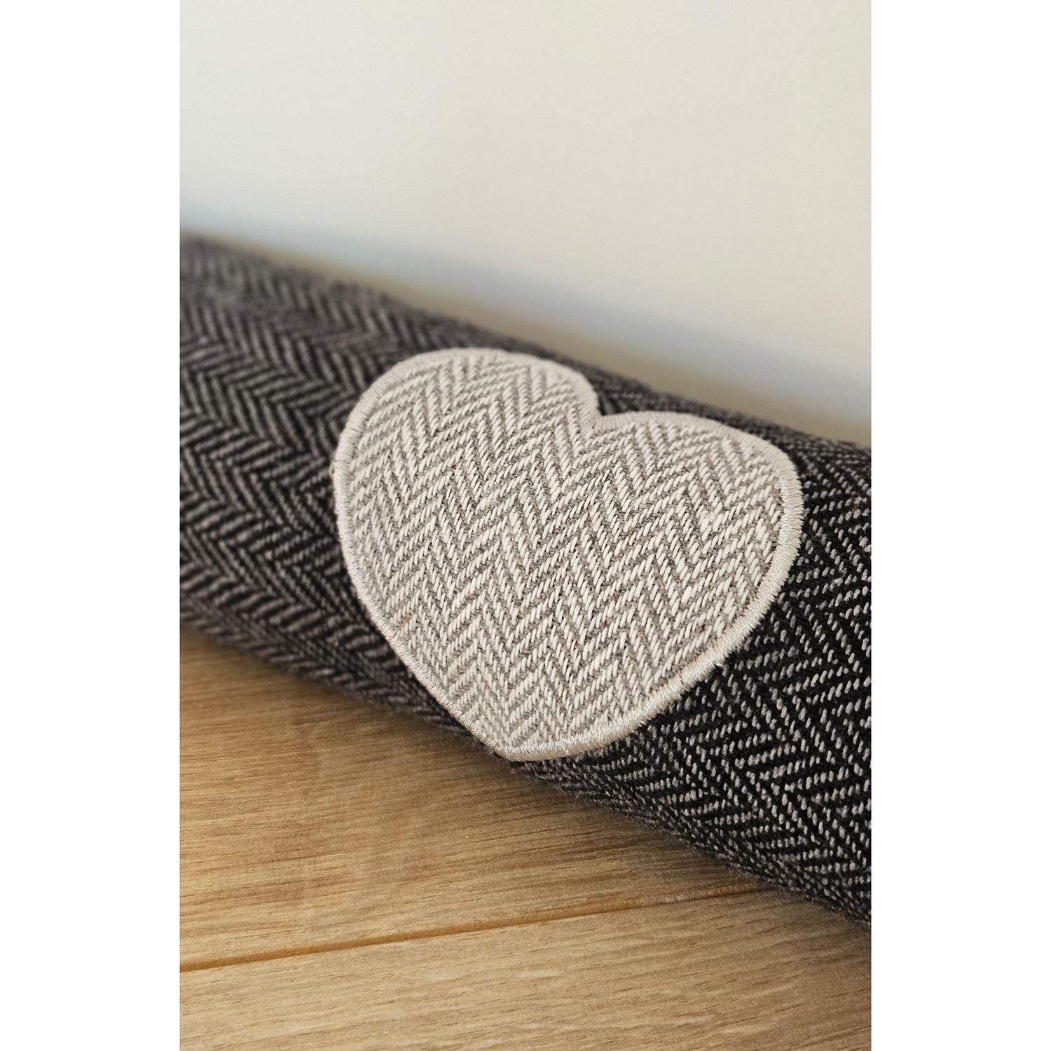 Draft stopper Wind stopper Door seal Doormat Star grey 90x10 cm