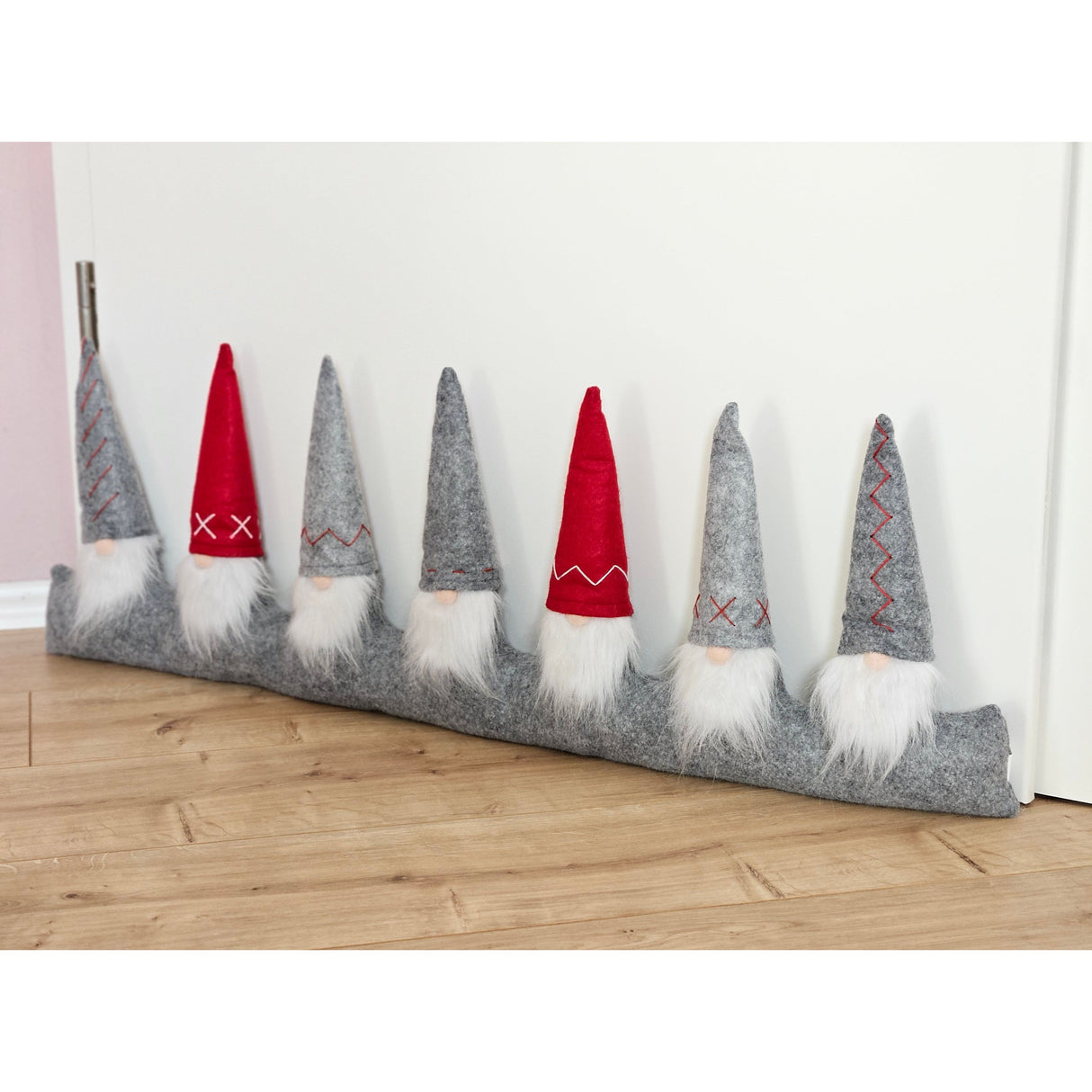Draught excluder gnome wind stopper door wind stopper draught excluder Christmas 90x30cm