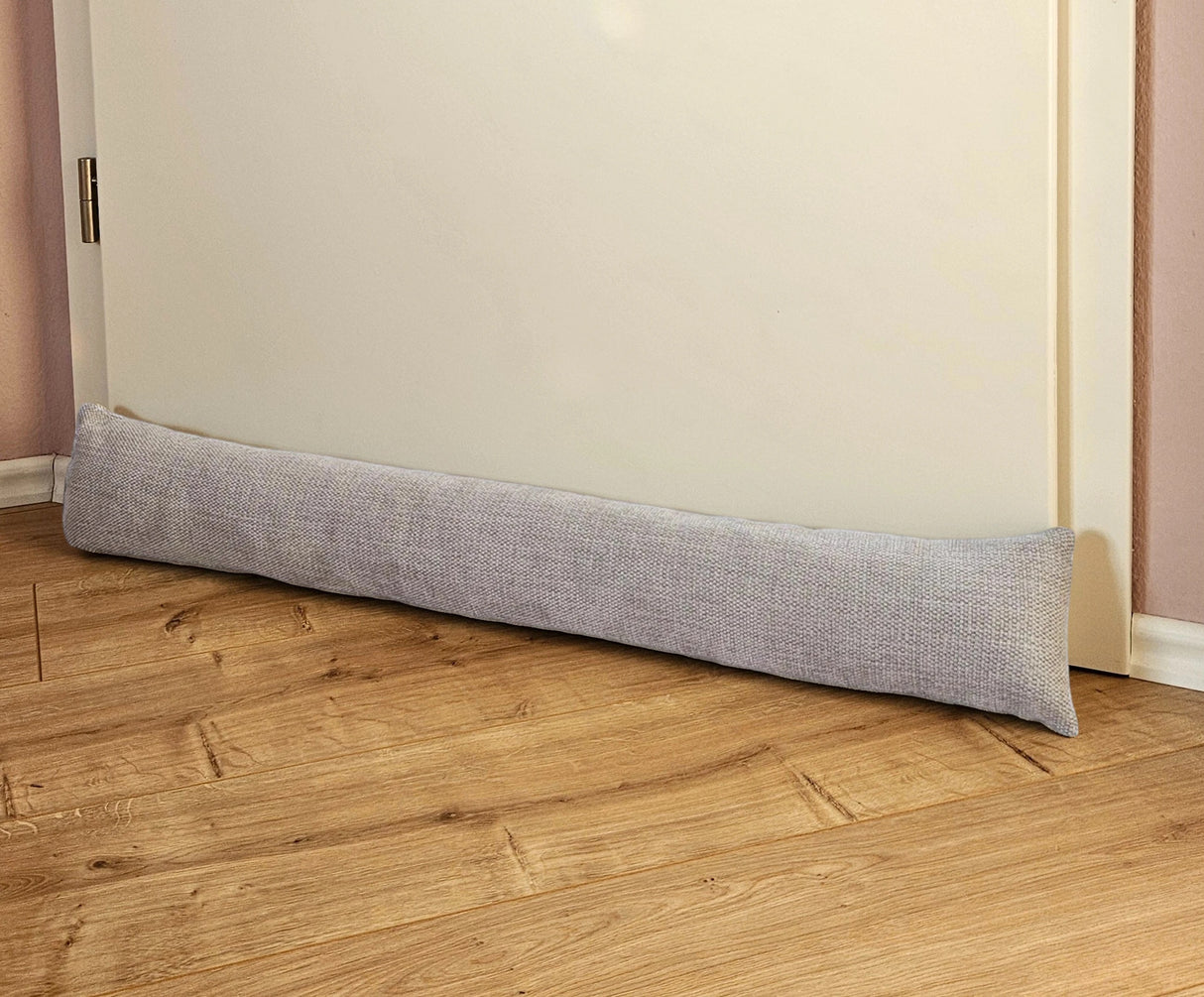 Draft stopper door seal door wind stopper doors and windows fabric grey cream beige 90 cm