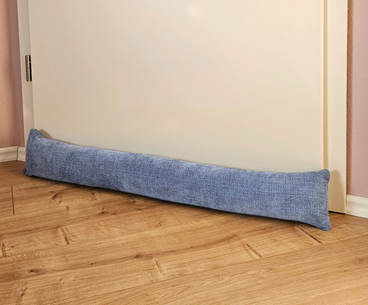 Draft stopper door seal door wind stopper doors and windows fabric grey cream beige 90 cm