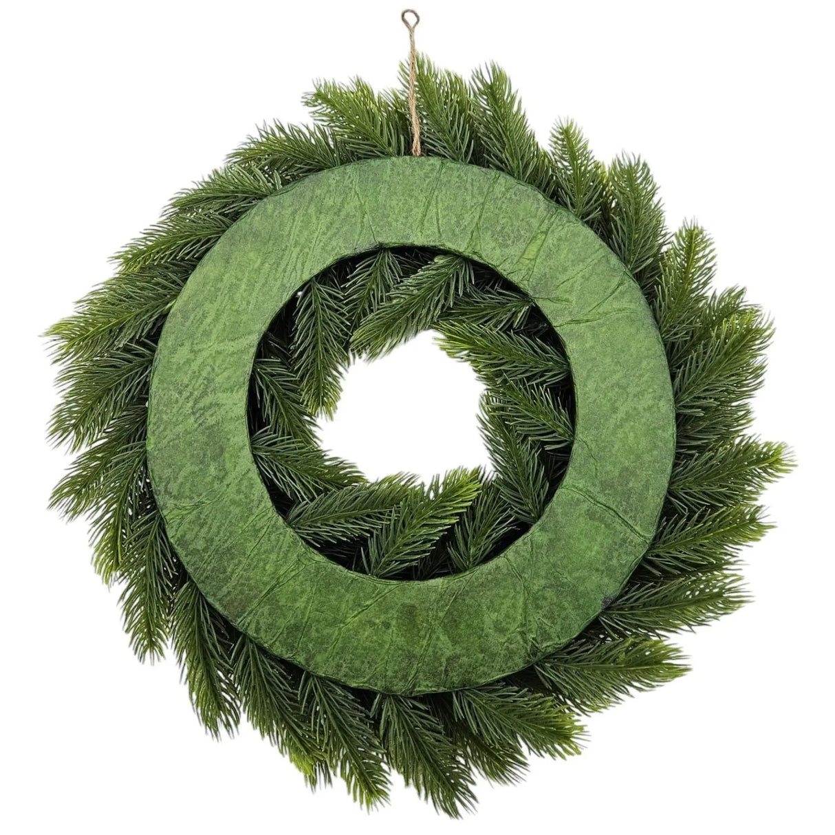 Adventskranz Tannenkranz Weihnachtskranz künstlicher Deko-Kranz grün Kranz Ø40cm - Adventskranz