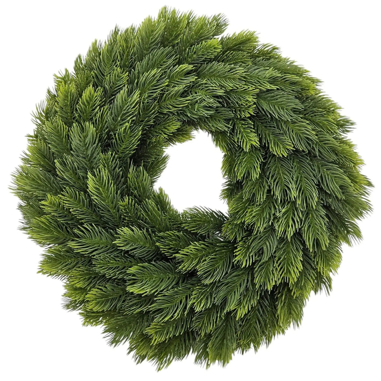 Adventskranz Tannenkranz Weihnachtskranz künstlicher Deko-Kranz grün Kranz Ø40cm - Adventskranz