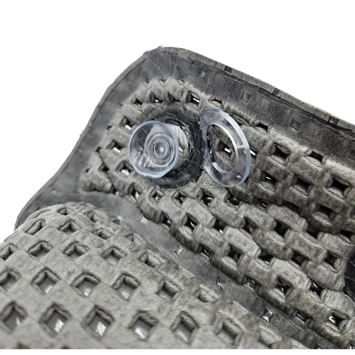 Badewannenkissen grau weiß blau Badekissen mit Saugnäpfen Spa Wannenkissen Kopfkissen - Badewannenkissen