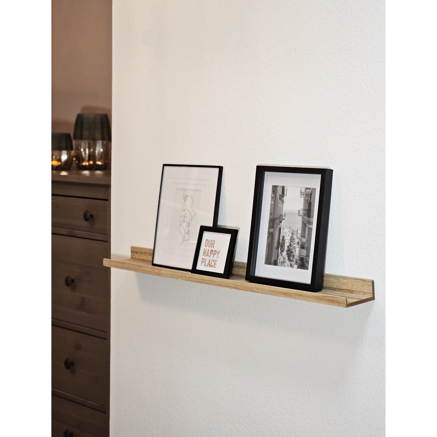 Photo ledge Picture ledge Floating shelf Wooden shelf Wall shelf Bookshelf Wall board
