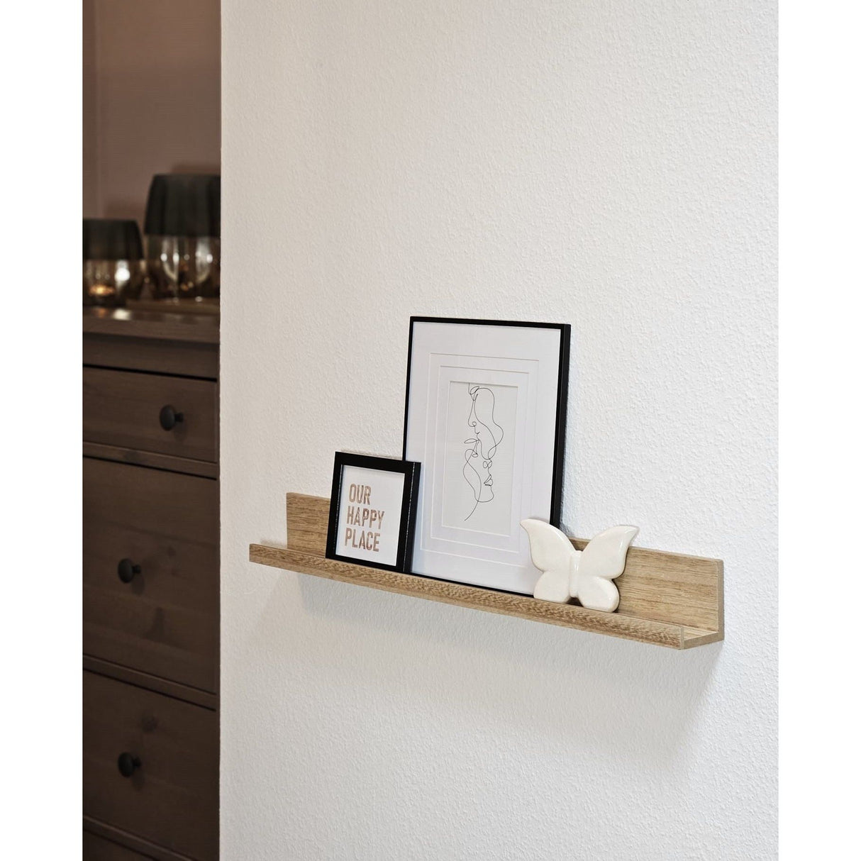 Photo ledge Picture ledge Floating shelf Wooden shelf Wall shelf Bookshelf Wall board