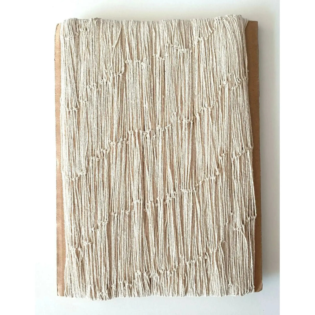 Dekonetz Fischernetz maritim weiß natur Baumwolle Deko Netz 200x400 cm - Deko Fischernetz