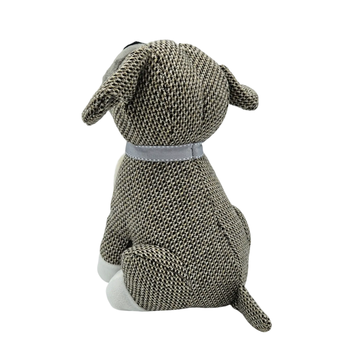 Dekorativer Türstopper für Zuhause und Büro Boden-Türstopper Stofftier karierter Hund - Türstopper