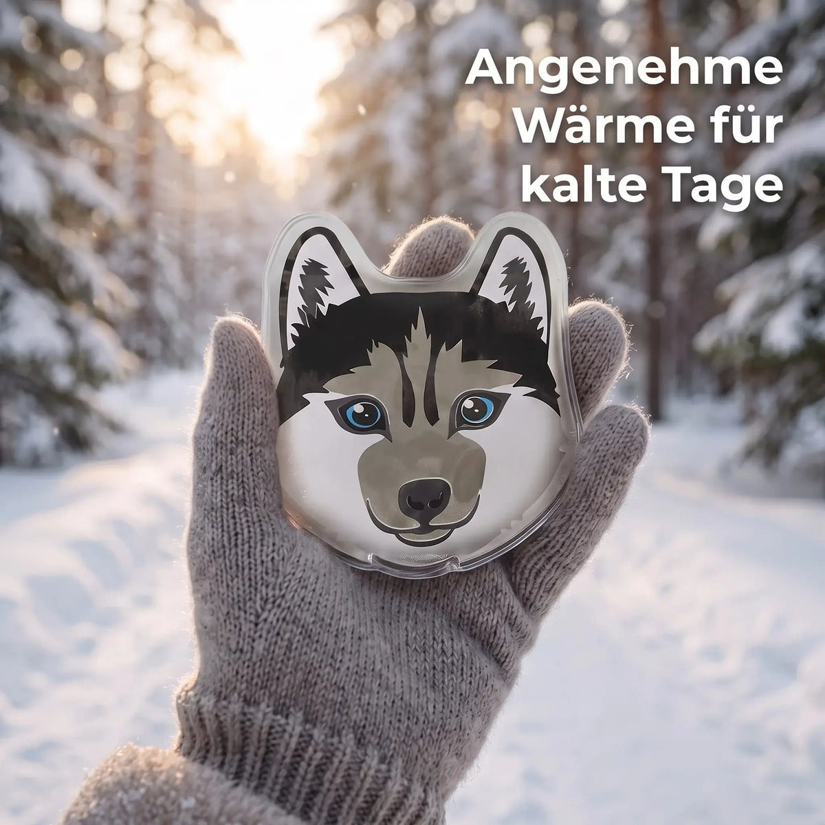 Handwärmer Husky 3er Set – wiederverwendbare Taschenwärmer - Handwärmer