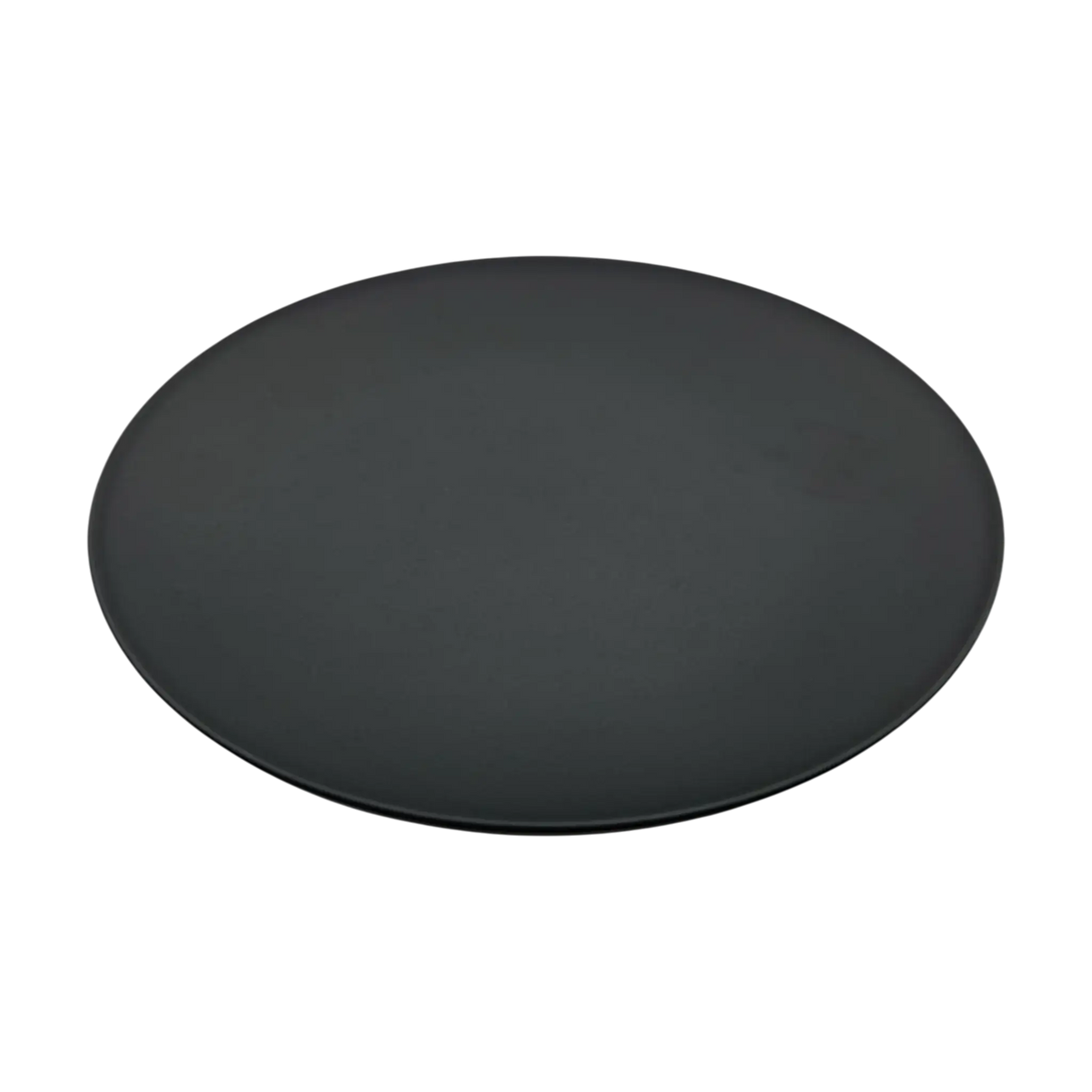 Kerzenhalter schwarz 4 Stück Stumpenkerzen Teller Kerzenteller Weihnachten 8,5 cm - Kerzenhalter