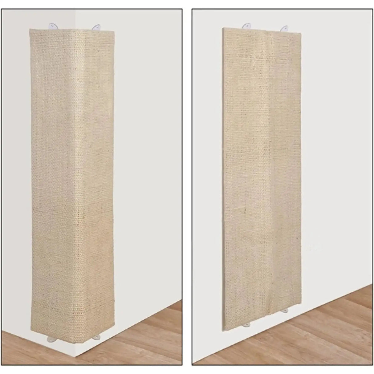 Kratzbrett Kratzmatte für Wand 80x28 cm Eckkratzbrett Kratzbaum Katzen Katze Sisal - Katzenkratzbrett