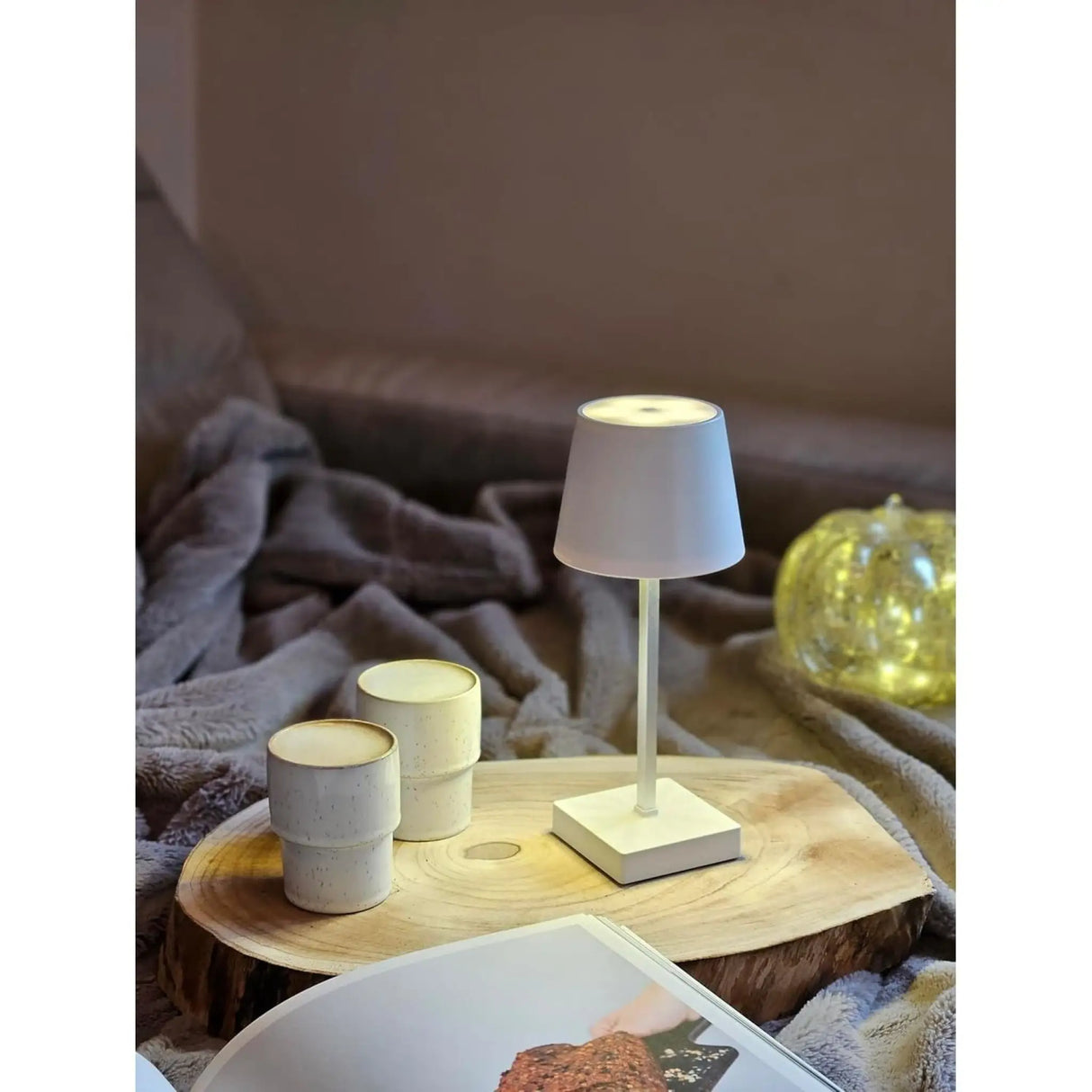 Lampe LED ohne Kabel Touch Tischleuchte Tischlampe Leuchte kabellos dimmbar - Lampe