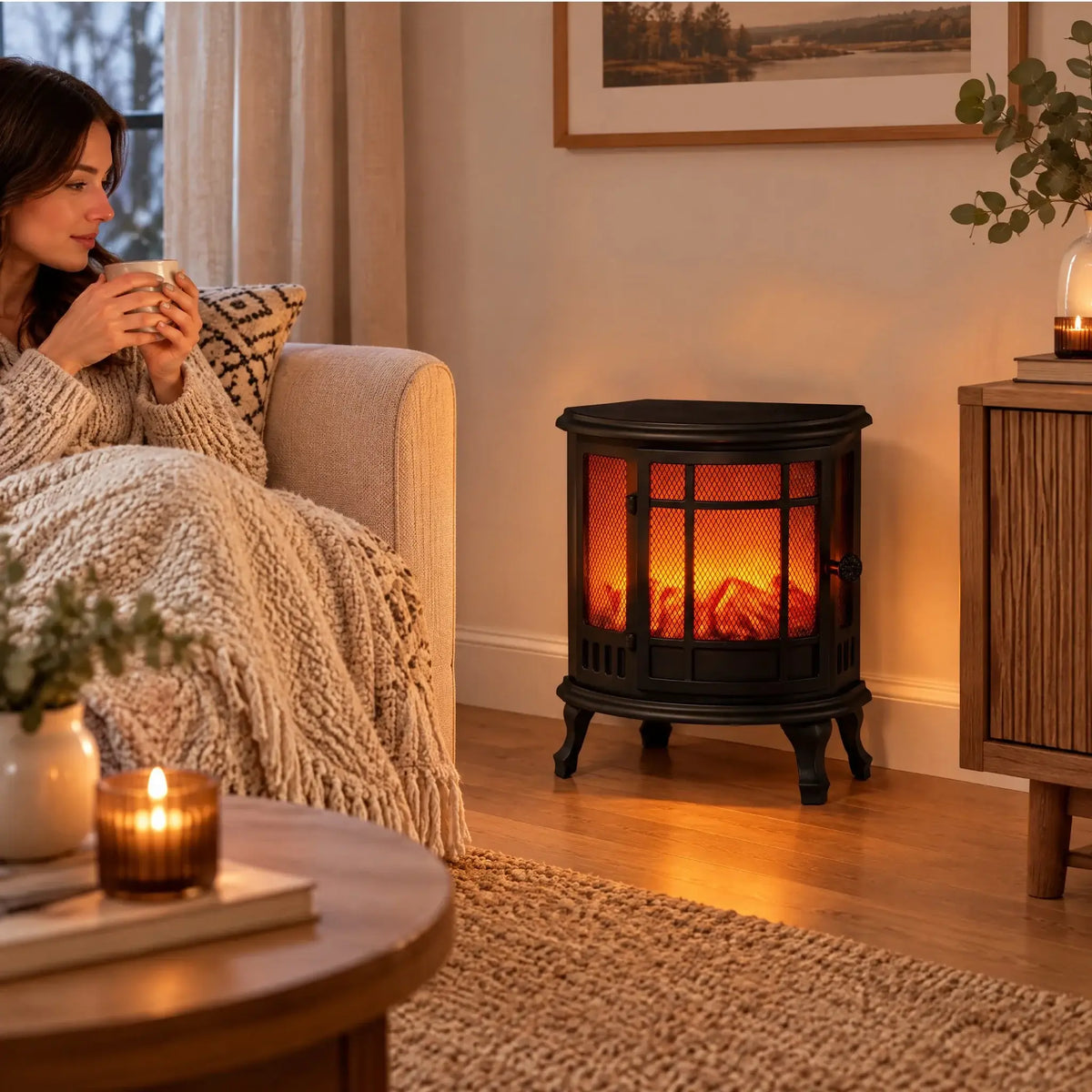 LED Kamin mit Flammeneffekt – Gemütliche Atmosphäre für Ihr Zuhause - Dekokamin
