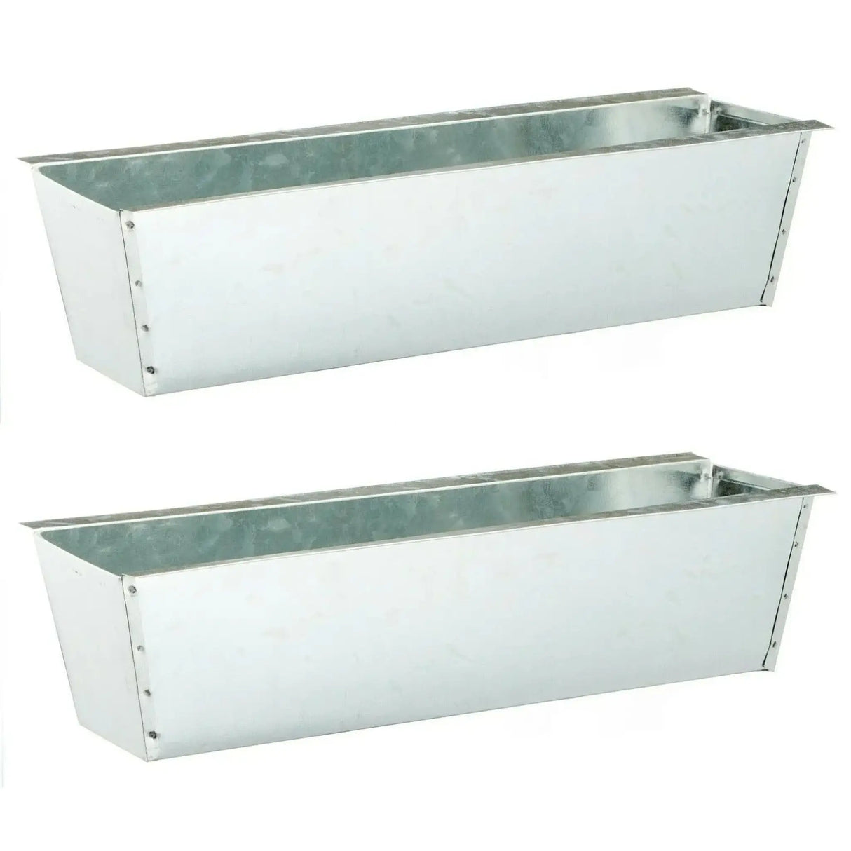 Pflanzkästen für Palette Paletten Pflanzkasten Palettenbeet Blumenkasten Kästen(Zink 2 Stück) - Pflanzkästen