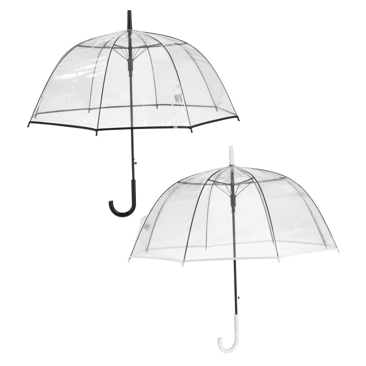 Umbrella bell umbrella umbrella rain bell shape round clear transparent Ø 85 cm