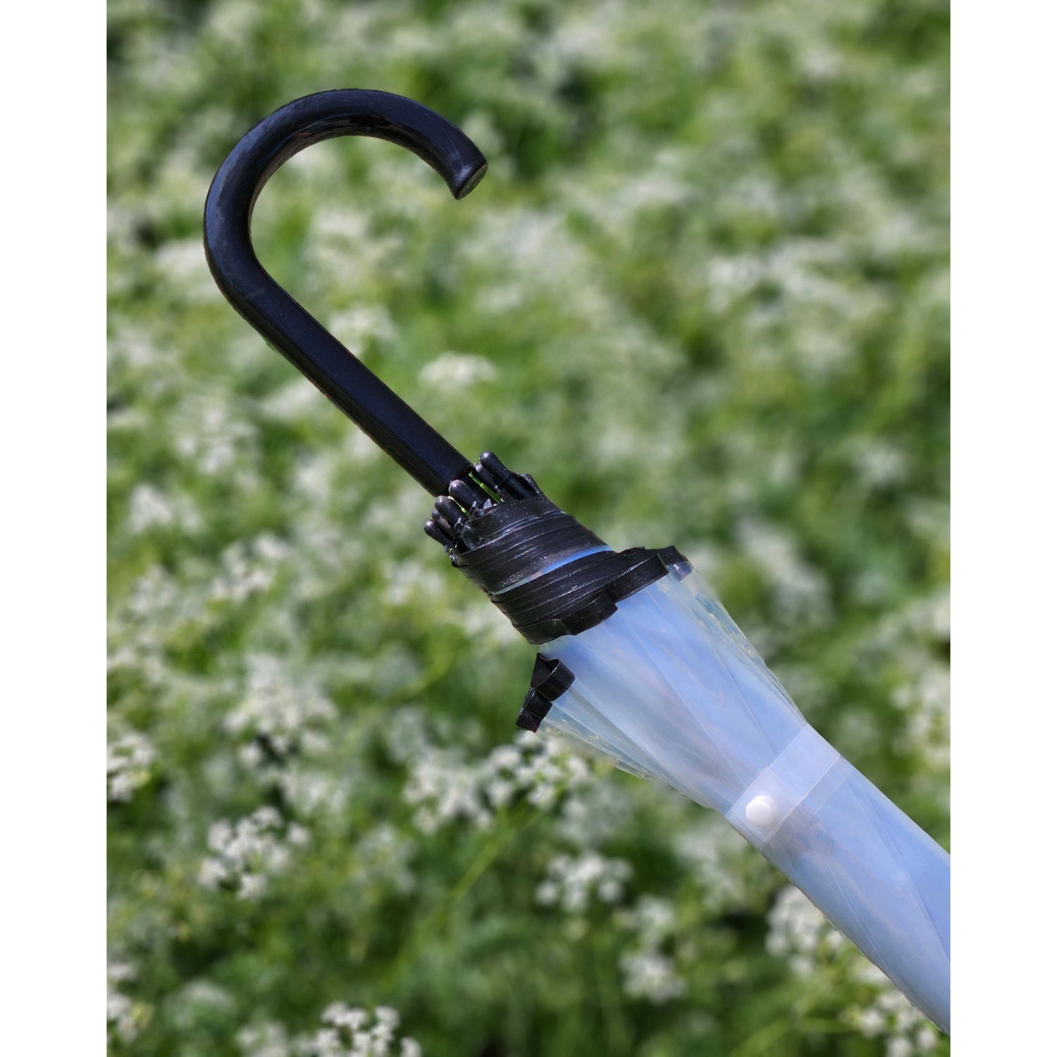 Umbrella bell umbrella umbrella rain bell shape round clear transparent Ø 85 cm