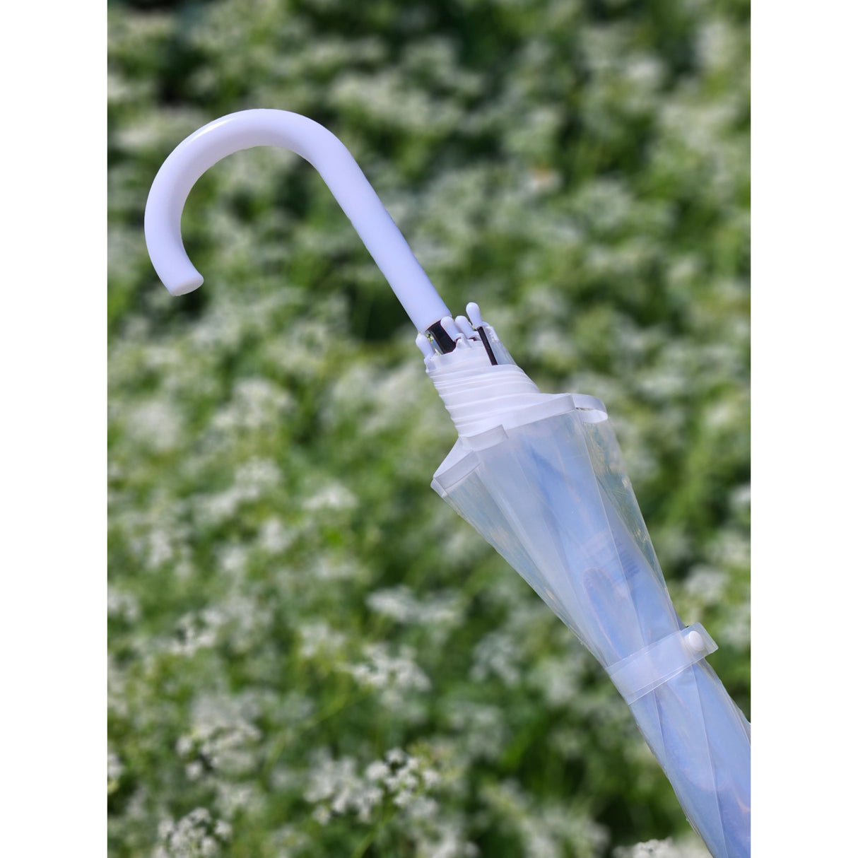 Umbrella bell umbrella umbrella rain bell shape round clear transparent Ø 85 cm