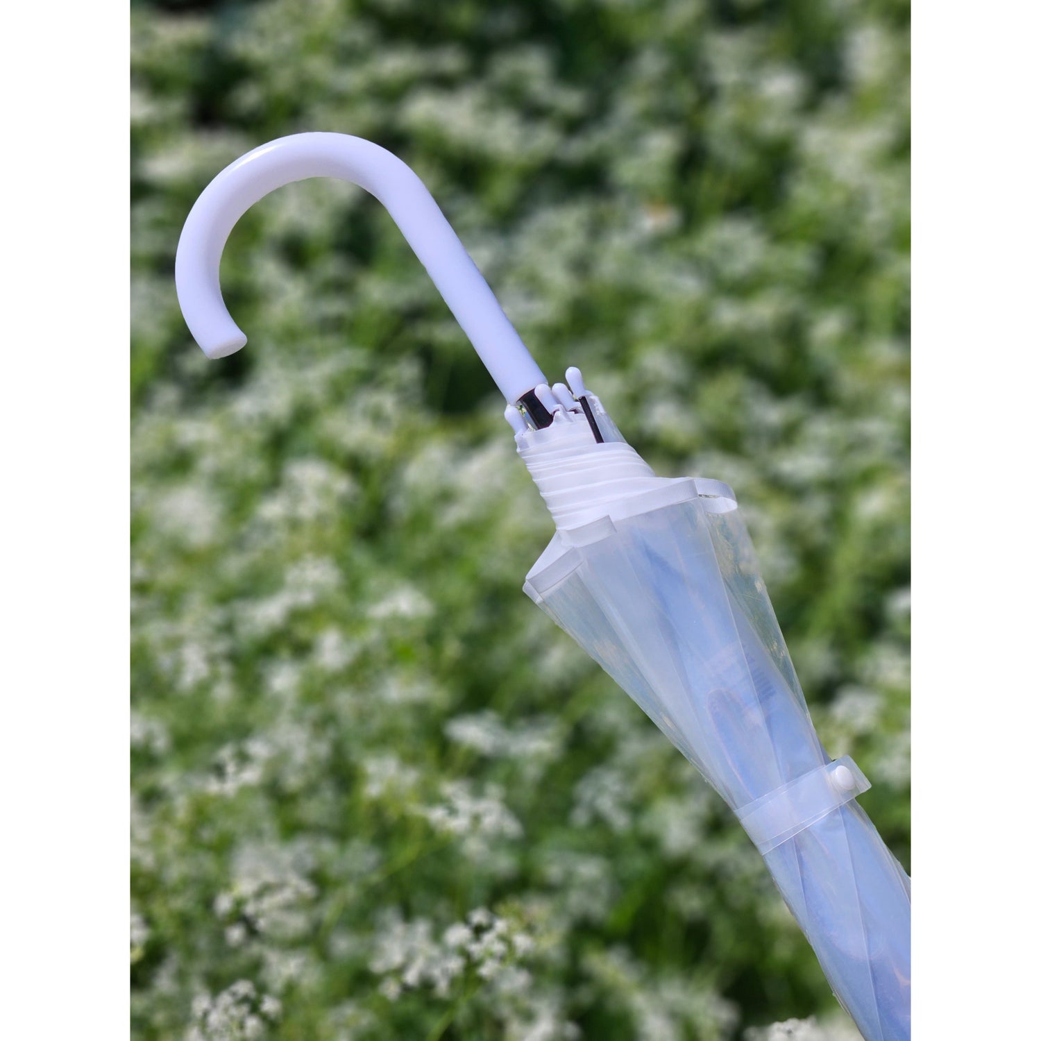 Umbrella bell umbrella umbrella rain bell shape round clear transparent Ø 85 cm